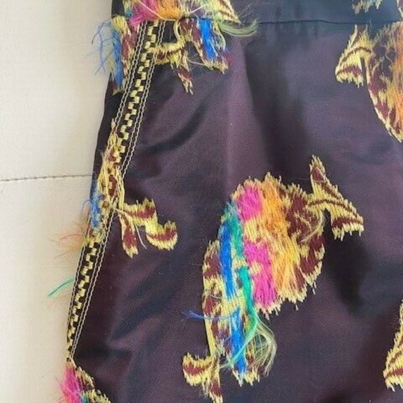 ⭐️sold⭐️Ultra Ozbek Skirt - Eyelash Appliqué & Pockets. - Picture 7 of 10